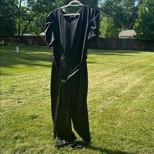 Sleek Black Belted Jumpsuit Women’s Plus Size XXL NWOT